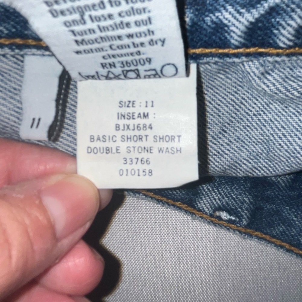 Calvin Klein Double Stone Wash Basic Short Shorts - image 8